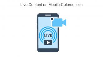 Live Content On Mobile Colored Icon In Powerpoint Pptx Png And Editable Eps Format