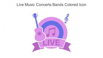 Live Music Concerts Bands Colored Icon In Powerpoint Pptx Png And Editable Eps Format
