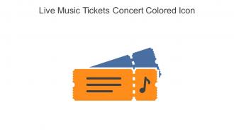 Live Music Tickets Concert Colored Icon In Powerpoint Pptx Png And Editable Eps Format
