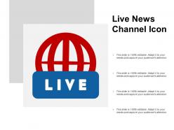 Live news channel icon