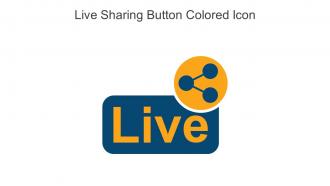 Live Sharing Button Colored Icon In Powerpoint Pptx Png And Editable Eps Format