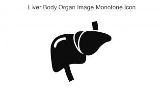 Liver Body Organ Image Monotone Icon In Powerpoint Pptx Png And Editable Eps Format