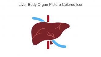 Liver Body Organ Picture Colored Icon In Powerpoint Pptx Png And Editable Eps Format