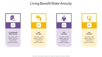 Living Benefit Rider Annuity In Powerpoint And Google Slides Cpb
