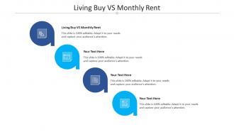 Living buy vs monthly rent ppt powerpoint presentation visual aids summary cpb