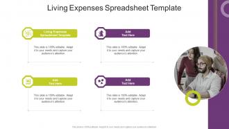 Living Expenses Spreadsheet Template In Powerpoint And Google Slides Cpb