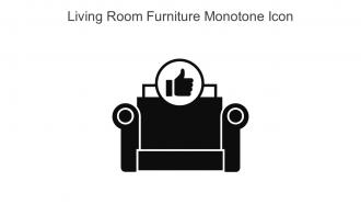 Living Room Furniture Monotone Icon In Powerpoint Pptx Png And Editable Eps Format