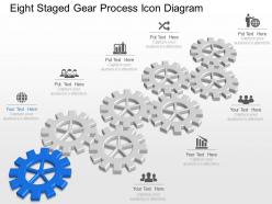 62154598 style variety 1 gears 8 piece powerpoint presentation diagram infographic slide