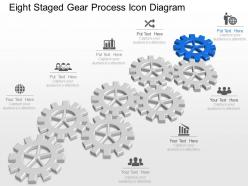 62154598 style variety 1 gears 8 piece powerpoint presentation diagram infographic slide