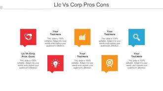 LLC Vs Corp Pros Cons Ppt Powerpoint Presentation Styles Template Cpb
