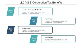 LLC Vs S Corporation Tax Benefits Ppt Powerpoint Presentation Outline Ideas Cpb