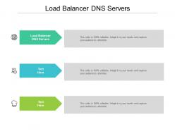Load balancer dns servers ppt powerpoint presentation portfolio summary cpb