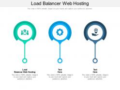 Load balancer web hosting ppt powerpoint presentation professional slideshow cpb