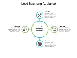 Load balancing appliance ppt powerpoint presentation pictures example cpb