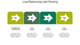 Load balancing load sharing ppt powerpoint presentation model graphics tutorials cpb