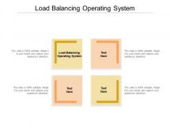 Load balancing operating system ppt powerpoint presentation ideas templates cpb