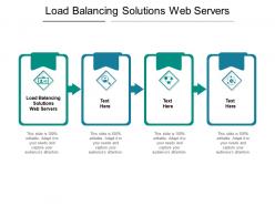Load balancing solutions web servers ppt powerpoint presentation gallery graphics cpb