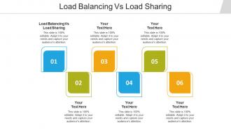 Load balancing vs load sharing ppt powerpoint presentation infographics vector cpb