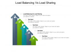 Load balancing vs load sharing ppt powerpoint presentation outline visual aids cpb
