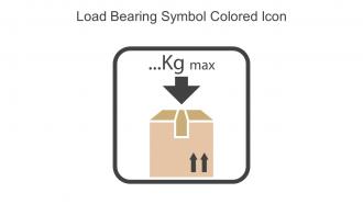 Load Bearing Symbol Colored Icon In Powerpoint Pptx Png And Editable Eps Format