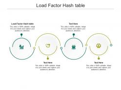 Load factor hash table ppt powerpoint presentation gallery infographics cpb