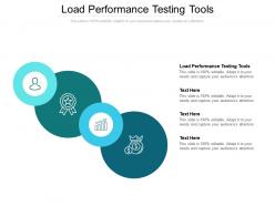Load performance testing tools ppt powerpoint presentation infographic template microsoft cpb