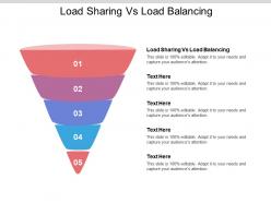 Load sharing vs load balancing ppt powerpoint presentation file mockup cpb