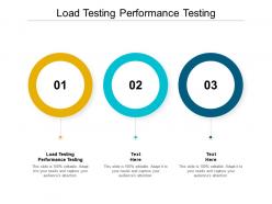 Load testing performance testing ppt powerpoint presentation infographic template icons cpb