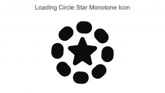 Loading Circle Star Monotone Icon In Powerpoint Pptx Png And Editable Eps Format