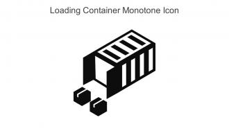 Loading Container Monotone Icon In Powerpoint Pptx Png And Editable Eps Format