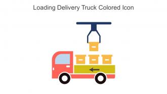 Loading Delivery Truck Colored Icon In Powerpoint Pptx Png And Editable Eps Format