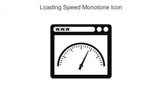Loading Speed Monotone Icon In Powerpoint Pptx Png And Editable Eps Format