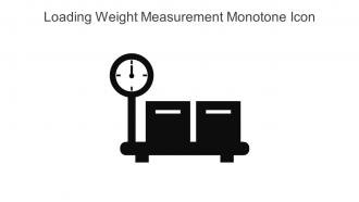 Loading Weight Measurement Monotone Icon In Powerpoint Pptx Png And Editable Eps Format