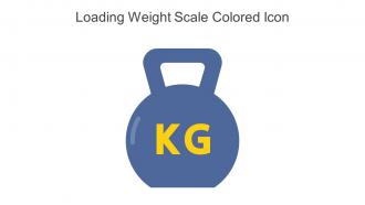 Loading Weight Scale Colored Icon In Powerpoint Pptx Png And Editable Eps Format