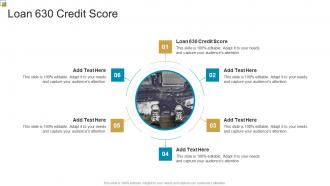 Loan 630 Credit Score In Powerpoint And Google Slides Cpb