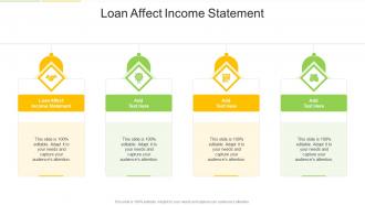 Loan Affect Income Statement In Powerpoint And Google Slides Cpb