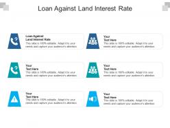 Loan against land interest rate ppt powerpoint presentation gallery summary cpb