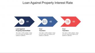 Loan against property interest rate ppt powerpoint presentation infographic template format cpb