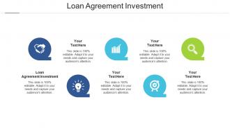 Loan agreement investment ppt powerpoint presentation visual aids icon cpb