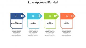 Loan approved funded ppt powerpoint presentation slides deck cpb
