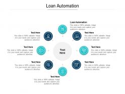 Loan automation ppt powerpoint infographic template information cpb