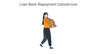 Loan Bank Repayment Colored Icon In Powerpoint Pptx Png And Editable Eps Format