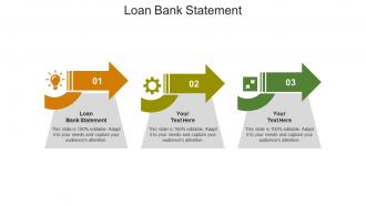 Loan bank statement ppt powerpoint presentation slides information cpb