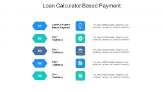 Loan calculator based payment ppt powerpoint presentation gallery graphics cpb