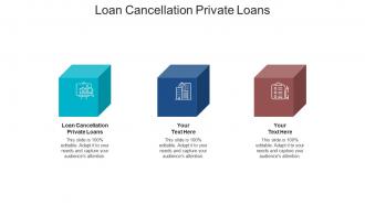 Loan cancellation private loans ppt powerpoint presentation professional tips cpb
