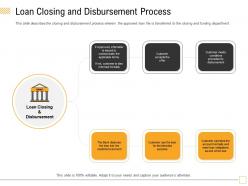 Loan closing and disbursement process accepts ppt powerpoint presentation show design ideas