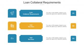 Loan Collateral Requirements Ppt Powerpoint Presentation Ideas Skills Cpb