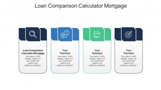 Loan comparison calculator mortgage ppt powerpoint presentation show cpb