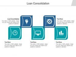 Loan consolidation ppt powerpoint presentation summary tips cpb