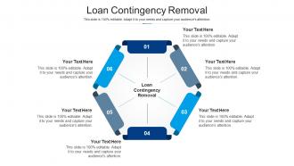 Loan contingency removal ppt powerpoint presentation slides design templates cpb